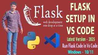 How to Install Flask Setup in Vs Code on Windows 10 1 11