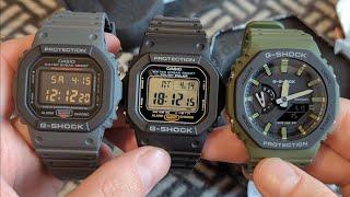 Отзыв о Casio G-Shock G-5600UE | Распаковка GA-2110SU и DW-5610SU