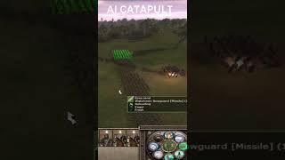 When the Battle Starts with a Catapult Oops!  #totalwar #shorts