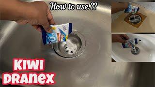 How to use Kiwi Dranex Drain Cleaner | Mr. Muscle Kiwi Dranex  Drain Cleaner | Kiwi Drain Cleaner