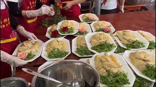 广东粤西农村酒席后厨美食制作过程 Guangdong Yuexi Rural Banquet Kitchen Cuisine Production Process