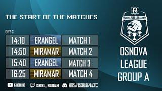 OSNOVA LEAGUE PUBG LITE GROUP A DAY 3