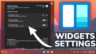 How to Enable the New Widgets Settings in Windows 11 25217