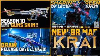 SEASON 9 DRAW RELEASE DATE LEAKED! | NEW BR MAP | NEW S10 LEGENDARY GUNS SKIN LEAKED | COD MOBILE