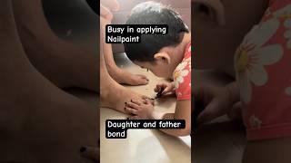 Papa is applying nailpaint #shorts #ytshorts #shortsfeed #riya’sworldofficial