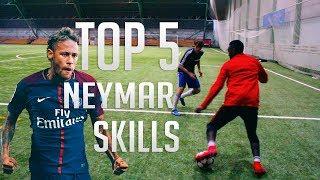 TOP 5 Neymar Skill Moves - Football Skills