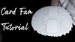 Card Fan Cardistry Tutorial // Für Anfänger || Valeria Magic