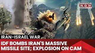 IDF Strikes Iran's Khorramshahr Missile Factory, Launchers Bombed | Jets Roar, Huge Explosion On Cam