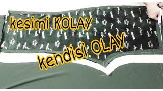 Kesimi KOLAY kendisi OLAY.. PANTOLON....A_Line Kurti cutting and Stitching..easy trouser sewing