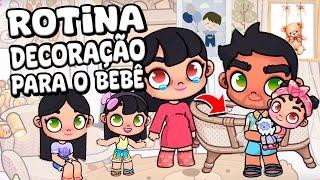 ROTINA DE DECORAÇÃO PARA O BEBÊ LUCA | AVATAR WORLD ROTINAS e HISTÓRIAS