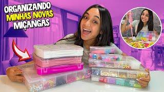 ORGANIZANDO MINHA NOVA COMPRINHA DE MIÇANGAS | O MUNDO DE LARISSA