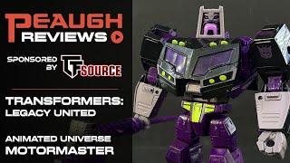 Video Review: Transformers Legacy United - Animated Universe Decepticon MOTORMASTER