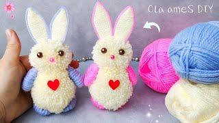  Super Easy Cute Bunny Making Idea ️ DIY Rabbit Symbol 2023 with Yarn Woolen Bunny Making at Home