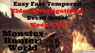 Easy Tempered Elder Investigation Farm! Monster Hunter: World