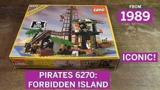 unbox, build and review of Lego set 6270: Forbidden Island from 1989! #lego #legoland