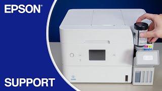 Epson EcoTank ET-4958 | Filling the Ink Tanks