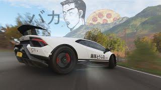 the cursed pizza delivery boi | Forza Horizon 4 (Huracan Perfomante)