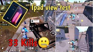 iPad View Test  | LG V60 PUBG Test After New Update 3.3 | PUBG Mobile