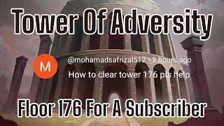 Tower Of Adversity Floors 176 (For A Subscriber) Black Clover M