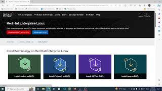 How to get red hat linux with developer account