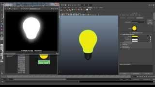 How to make objects glow in Maya 2013