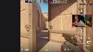 twitch reacts to Olof crazy flick! (CS2)