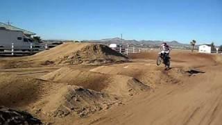 Cameron Rodriguez - Bad crash on whoops at home track.AVI