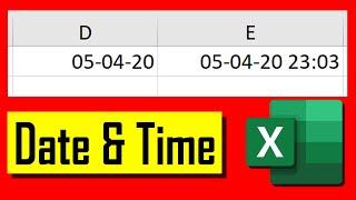 How to Quickly Insert Date And Time In Excel