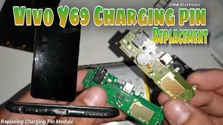 How to replace Vivo Y69 Charging Pin