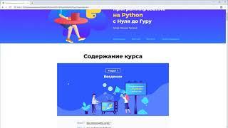 Программирование на Python для начинающих. Урок 1. Как проходить курс? (Михаил Русаков)