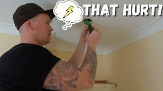 Falling off the Steps-Terminations-Electrician