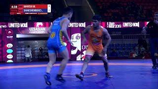 Round 5 GR - 60 kg: M. MANISH (IND) v. Z. SHARSHENBEKO (KGZ)