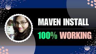 Maven Install in Windows