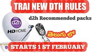 Videocon d2h Recommended packs | telugu | by tech nagireddy |