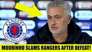 Jose Mourinho SLAMS Rangers Following Fenerbahce 1-3 Rangers!