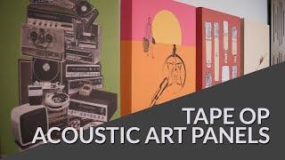 Tape OP Magazine Acoustic Art Panels by GIK Acoustics - Tape Op x GIK Acoustics Collaboration