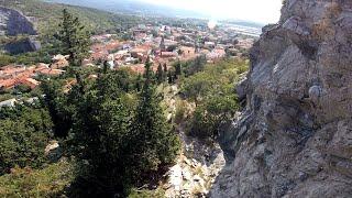 Val Rosandra, El cugno 6a | Lead rope solo free climbing