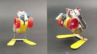 How to make a very simple robot at home | jumping bird robot| DM