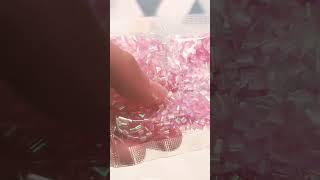 ASMR Unboxing A Candy Crunch Slime!  #asmr #slime #shorts