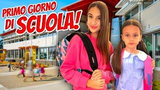 PRIMO GIORNO di SCUOLA di AURORA e LUDOVICA •Vlog•