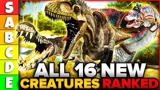 I Ranked Every NEW DINOSAUR in Ark Survival Ascended (FULL SHOWCASE)