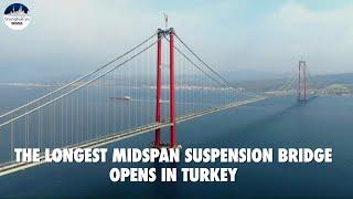 Turkey opens record-breaking bridge between Europe and Asia