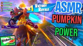 ASMR Gaming  Fortnite Pumpkin Tryhard! Relaxing Gum Chewing  Controller Sounds + Whispering 