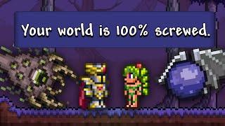 Can I Beat Terraria In An ENTIRELY Corrupted World?