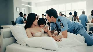 The female CEO got addicted to the poor security guard's body! Gave him her virginity