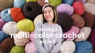 massive yarn haul | unboxing new colorful yarns & future projects