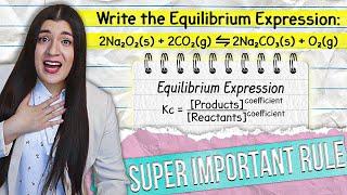 How to write the equilibrium expression (Kc): 3 Trick Questions