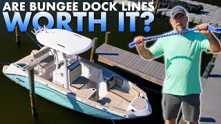 Are Bungee Dock Lines worth it? First Impression of Boat Lines & Dock Ties