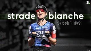 Het titanenduel in de Strade Bianche Donne: de leerling Vollering klopt de lerares van der Breggen.