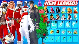 All NEW Leaked Winterfest Skins, Emotes & Rewards!! (Mariah Carey, Santa Snoop & Shaq, Guffmass)